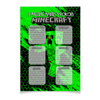 Заказать плакат в Москве. Плакат A2(42x59) MINECRAFT - РАСПИСАНИЕ УРОКОВ от weeert - готовые дизайны и нанесение принтов.