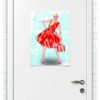Заказать плакат в Москве. Плакат A2(42x59) Девушка в красном платье  от Ssk16  - готовые дизайны и нанесение принтов.