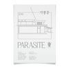Заказать плакат в Москве. Плакат A2(42x59) Паразиты / Parasite от kino.printio.ru - готовые дизайны и нанесение принтов.