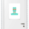 Заказать плакат в Москве. Плакат A2(42x59)  Доктор в маске от Stil na yarkosti - готовые дизайны и нанесение принтов.