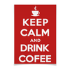 Заказать плакат в Москве. Плакат A2(42x59) Keep Calm and Drink Coffee от Andy Quarry - готовые дизайны и нанесение принтов.