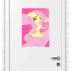 Заказать плакат в Москве. Плакат A2(42x59) Fluttershy Color Line от shadow_dash - готовые дизайны и нанесение принтов.