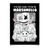 Заказать плакат в Москве. Плакат A2(42x59) MARSHMELLO - РАСПИСАНИЕ УРОКОВ от weeert - готовые дизайны и нанесение принтов.