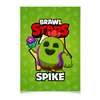 Заказать плакат в Москве. Плакат A2(42x59) BRAWL STARS SPIKE от geekbox - готовые дизайны и нанесение принтов.