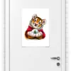 Заказать плакат в Москве. Плакат A2(42x59) Тигр со снежным шаром от tigerda  - готовые дизайны и нанесение принтов.