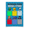 Заказать плакат в Москве. Плакат A2(42x59) Brawl Stars - Расписание уроков от weeert - готовые дизайны и нанесение принтов.