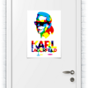 Заказать плакат в Москве. Плакат A2(42x59) Karl Lagerfeld от Leichenwagen - готовые дизайны и нанесение принтов.