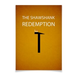 Заказать плакат в Москве. Плакат A2(42x59) Побег из Шоушенка / The Shawshank Redemption от kino.printio.ru - готовые дизайны и нанесение принтов.