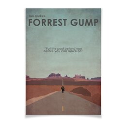 Заказать плакат в Москве. Плакат A2(42x59) Форрест Гамп / Forrest Gump от kino.printio.ru - готовые дизайны и нанесение принтов.