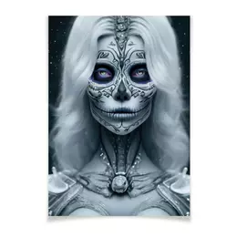 Заказать плакат в Москве. Плакат A2(42x59) Dia De Los Muertos от Дана Столыпина - готовые дизайны и нанесение принтов.