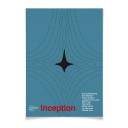 Заказать плакат в Москве. Плакат A2(42x59) Начало / Inception от kino.printio.ru - готовые дизайны и нанесение принтов.