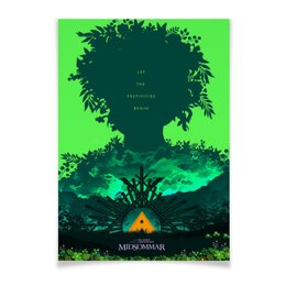 Заказать плакат в Москве. Плакат A2(42x59) Солнцестояние / Midsommar от kino.printio.ru - готовые дизайны и нанесение принтов.