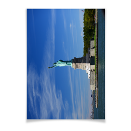 Заказать плакат в Москве. Плакат A2(42x59) Статуя Свободы от Виктор Гришин - готовые дизайны и нанесение принтов.