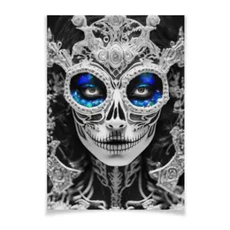 Заказать плакат в Москве. Плакат A2(42x59) Dia De Los Muertos от Дана Столыпина - готовые дизайны и нанесение принтов.