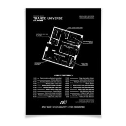 Заказать плакат в Москве. Плакат A2(42x59) TU At Home от Trance Universe - готовые дизайны и нанесение принтов.