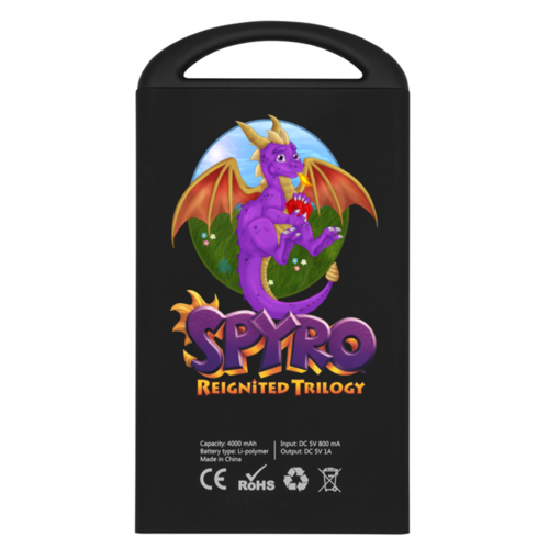 Заказать внешние аккумуляторы в Москве. Внешний аккумулятор SPYRO THE DRAGON от robus - готовые дизайны и нанесение принтов.