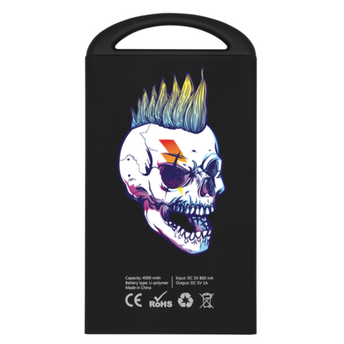 Заказать внешние аккумуляторы в Москве. Внешний аккумулятор Rock Skull от Jimmy Flash - готовые дизайны и нанесение принтов.