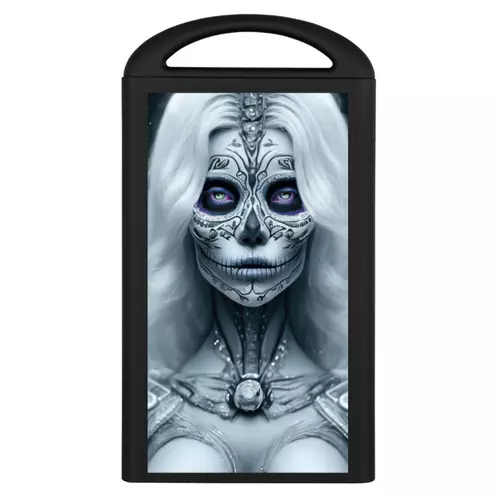 Заказать внешние аккумуляторы в Москве. Внешний аккумулятор Dia De Los Muertos от Дана Столыпина - готовые дизайны и нанесение принтов.