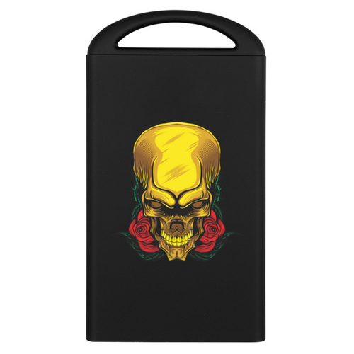 Заказать внешние аккумуляторы в Москве. Внешний аккумулятор Gold Skull от Jimmy Flash - готовые дизайны и нанесение принтов.