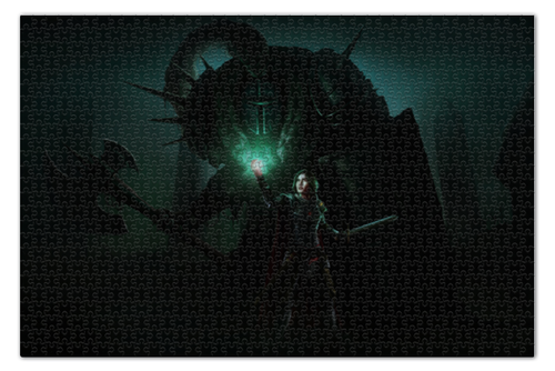 Заказать пазл в Москве. Пазл 73.5x48.8 см (1000 элементов) Dark Souls от scoopysmith - готовые дизайны и нанесение принтов.