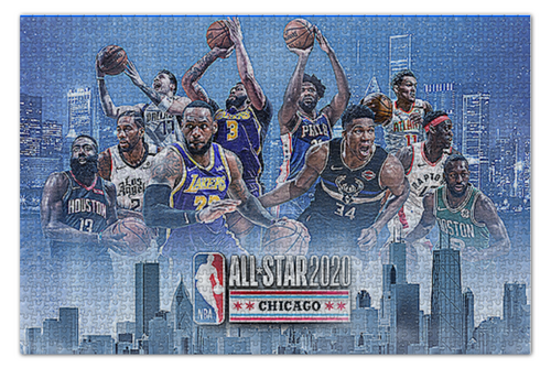 Заказать пазл в Москве. Пазл 73.5x48.8 см (1000 элементов) ALL STAR GAME от robus - готовые дизайны и нанесение принтов.
