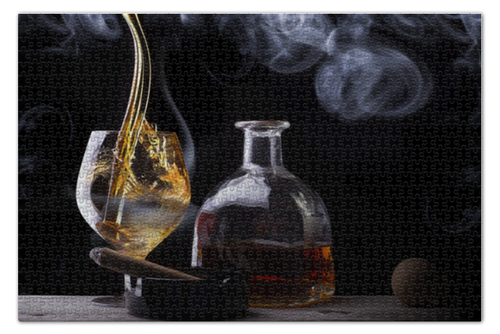Заказать пазл в Москве. Пазл 73.5x48.8 см (1000 элементов) Виски от scoopysmith - готовые дизайны и нанесение принтов.