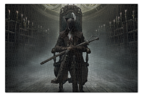 Заказать пазл в Москве. Пазл 73.5x48.8 см (1000 элементов) Bloodborne от scoopysmith - готовые дизайны и нанесение принтов.