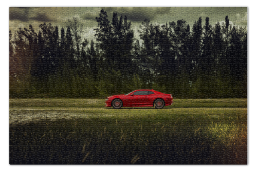 Заказать пазл в Москве. Пазл 73.5x48.8 см (1000 элементов) Chevrolet camaro от scoopysmith - готовые дизайны и нанесение принтов.