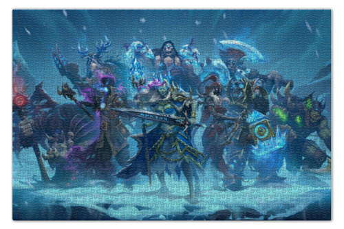 Заказать пазл в Москве. Пазл 73.5x48.8 см (1000 элементов) Knights Of The Frozen Throne от Media M  - готовые дизайны и нанесение принтов.