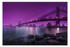 Заказать пазл в Москве. Пазл 73.5x48.8 см (1000 элементов) Bridge in purple от scoopysmith - готовые дизайны и нанесение принтов.