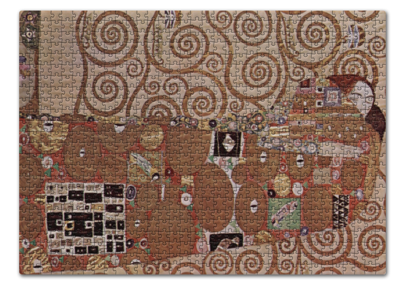 Printio Пазл 43.5×31.4 см (408 элементов) Свершение (густав климт) printio конверт средний с5 свершение густав климт