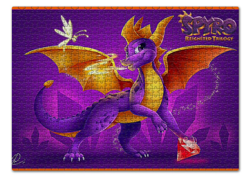 Printio Пазл 43.5×31.4 см (408 элементов) Spyro the dragon