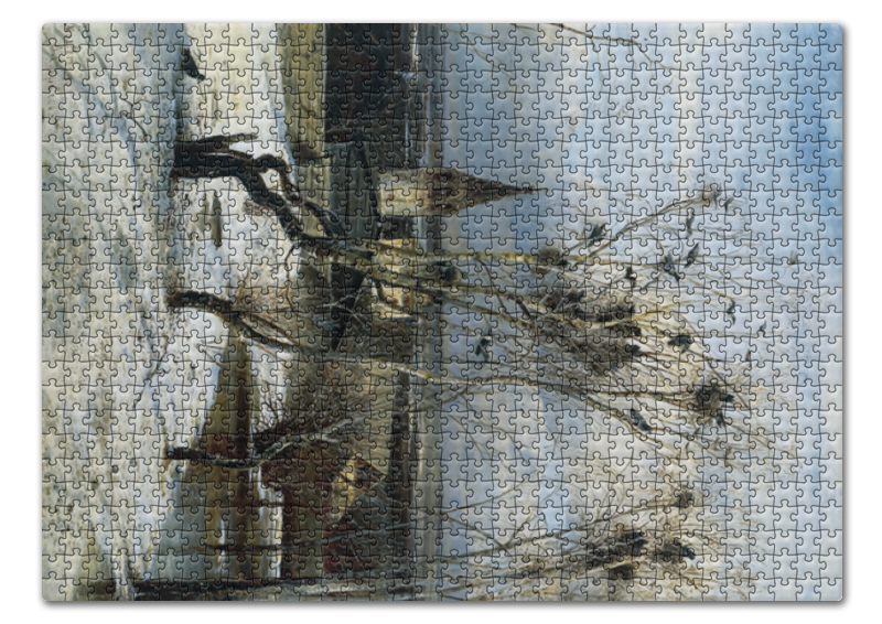 Printio Пазл 43.5×31.4 см (408 элементов) Грачи прилетели (алексей саврасов) printio сумка с полной запечаткой грачи прилетели алексей саврасов
