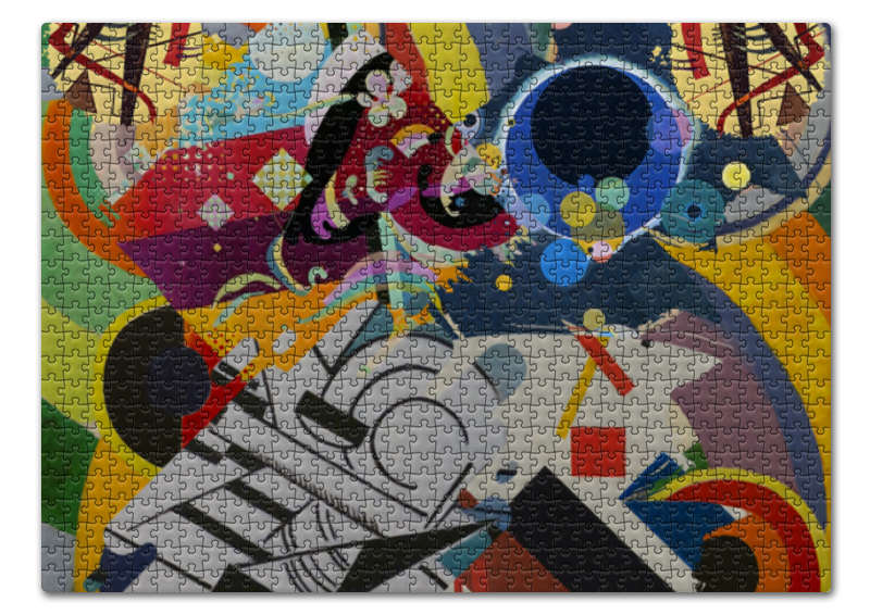 Printio Пазл 43.5×31.4 см (408 элементов) Абстракционизм пазл ст сандрам музыкальная мания коллаж 1000 элементов