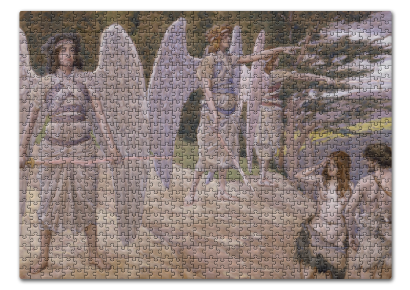 Printio Пазл 43.5×31.4 см (408 элементов) Изгнание адама и евы из рая дамиани джемма изгнание из рая