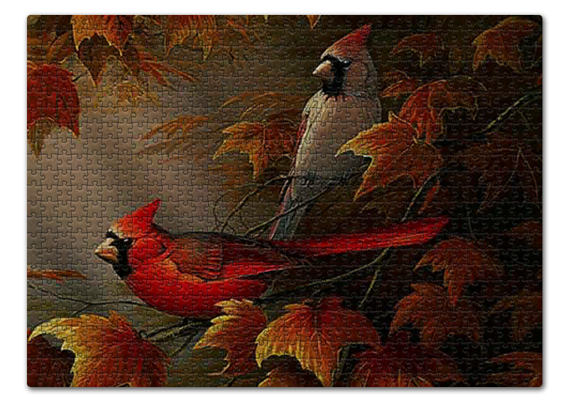 Printio Пазл 43.5×31.4 см (408 элементов) Птицы. живая природа