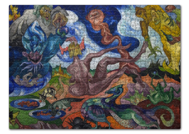 Printio Пазл 43.5×31.4 см (408 элементов) Создание мира (станислав виткевич)