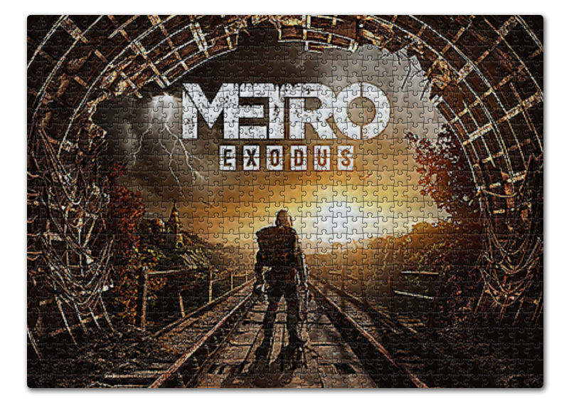 Printio Пазл 43.5×31.4 см (408 элементов) Metro exodus