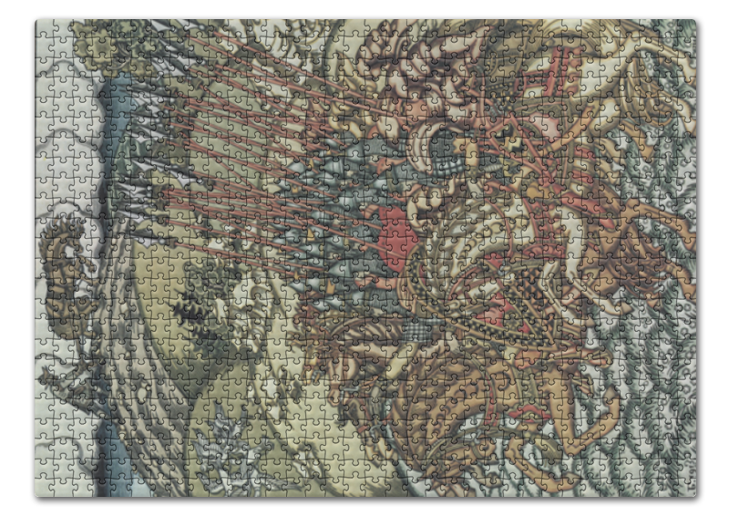 Printio Пазл 43.5×31.4 см (408 элементов) Вольга и микула (иван билибин) билибин иван яковлевич царевна лягушка