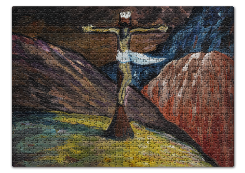 Printio Пазл 43.5×31.4 см (408 элементов) Голгофа (марианна верёвкина)
