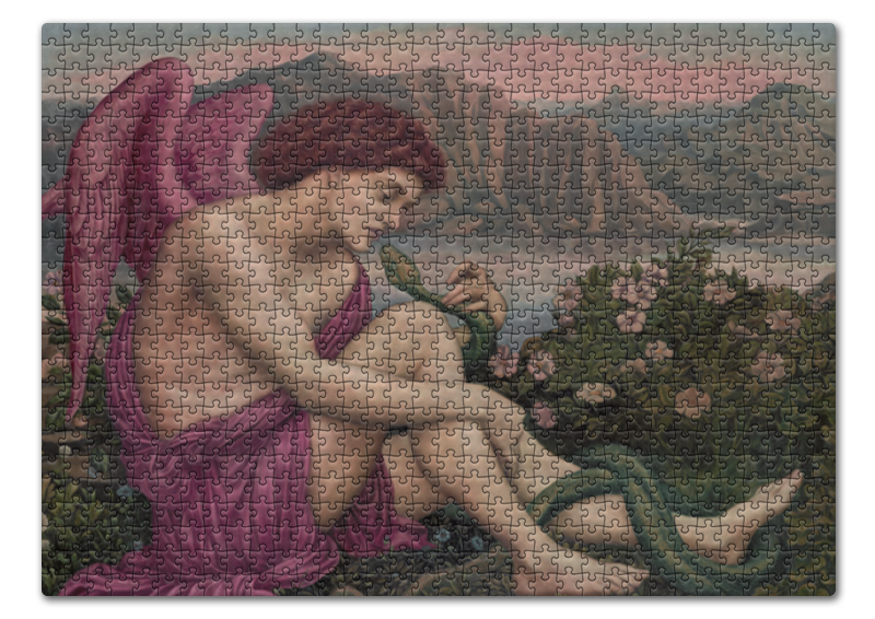 Printio Пазл 43.5×31.4 см (408 элементов) Ангел и змея (эвелин де морган)