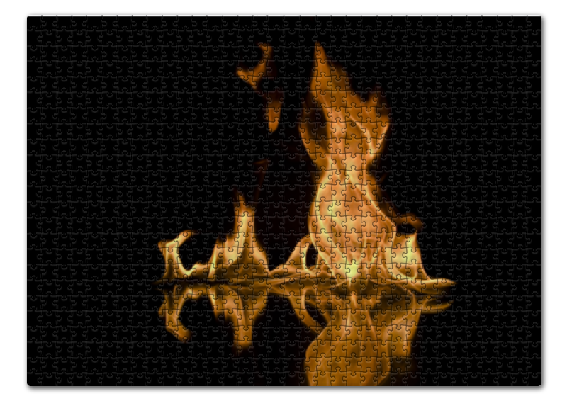 Printio Пазл 43.5×31.4 см (408 элементов) Огонь цена и фото