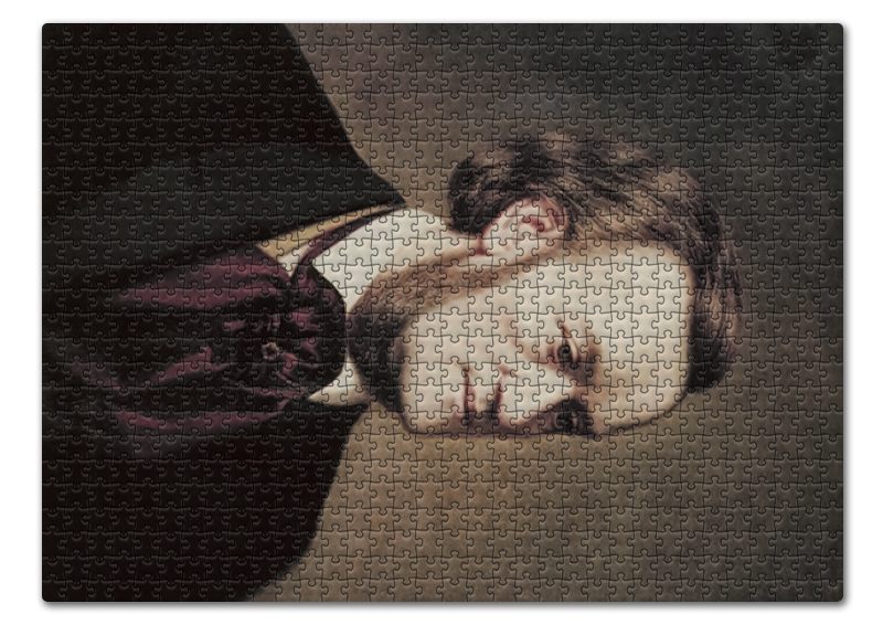 Printio Пазл 43.5×31.4 см (408 элементов) Портрет рихарда вагнера (кисти цезаря виллиха) printio коврик для мышки круглый портрет рихарда вагнера кисти цезаря виллиха