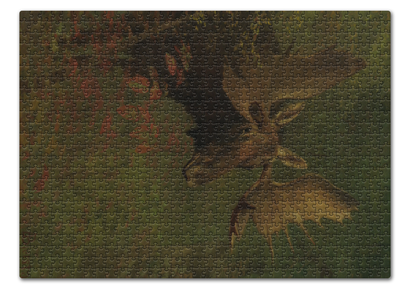 Printio Пазл 43.5×31.4 см (408 элементов) Лось (study of a moose) (альберт бирштадт)
