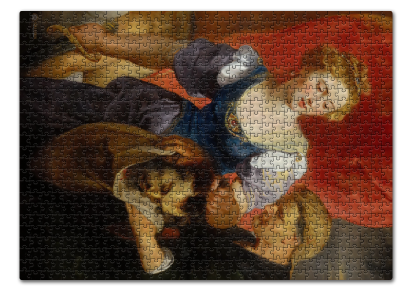 Printio Пазл 43.5×31.4 см (408 элементов) Юдифь с головой олоферна (рубенс) printio коврик для мышки круглый юдифь с головой олоферна рубенс