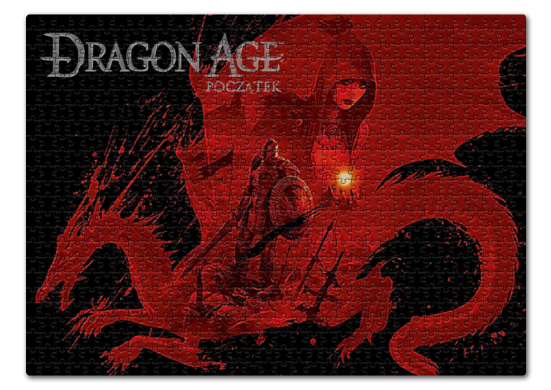 Printio Пазл 43.5×31.4 см (408 элементов) Dragon age цена и фото