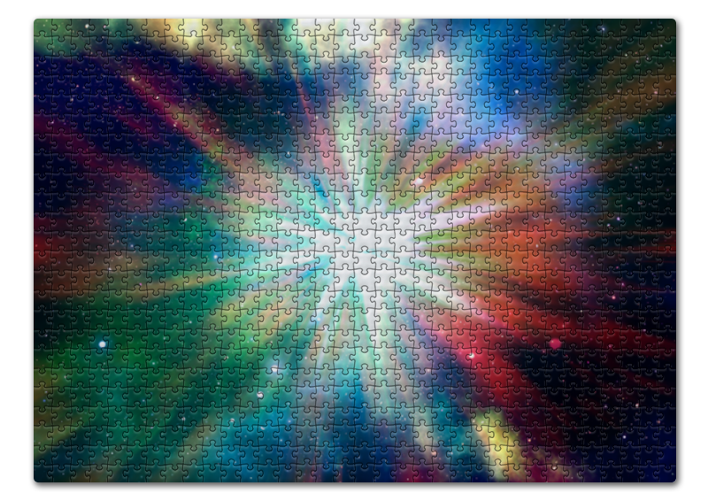 Printio Пазл 43.5×31.4 см (408 элементов) Космическая вспышка батий я астрономия и космос