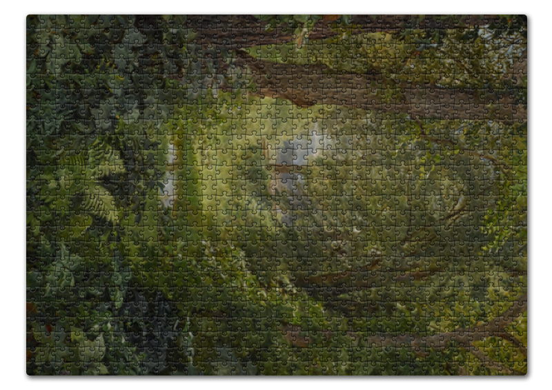 Printio Пазл 43.5×31.4 см (408 элементов) Лесной пейзаж (уильям трост ричардс) printio пазл магнитный 18×27 см 126 элементов лесной пейзаж уильям трост ричардс