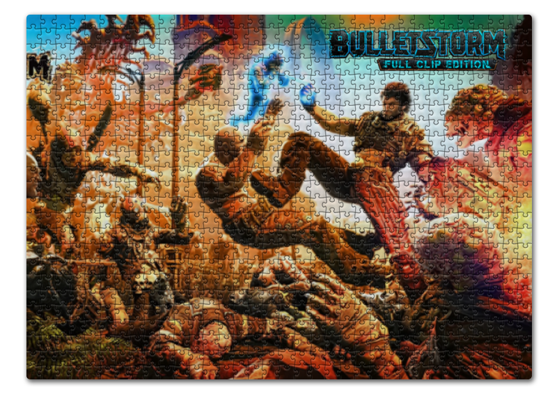 Printio Пазл 43.5×31.4 см (408 элементов) Bulletstorm цена и фото
