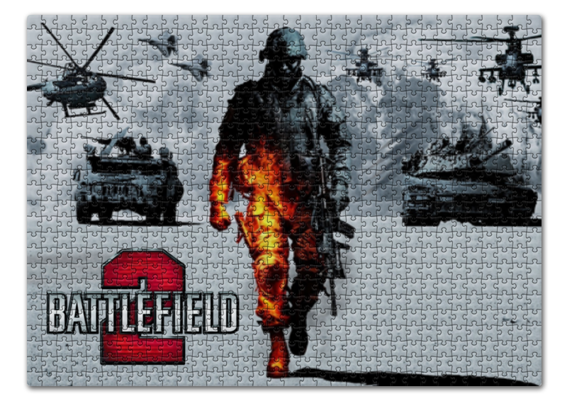 Printio Пазл 43.5×31.4 см (408 элементов) Battlefield игра battlefield 5 [русская версия] xbox видеоигра